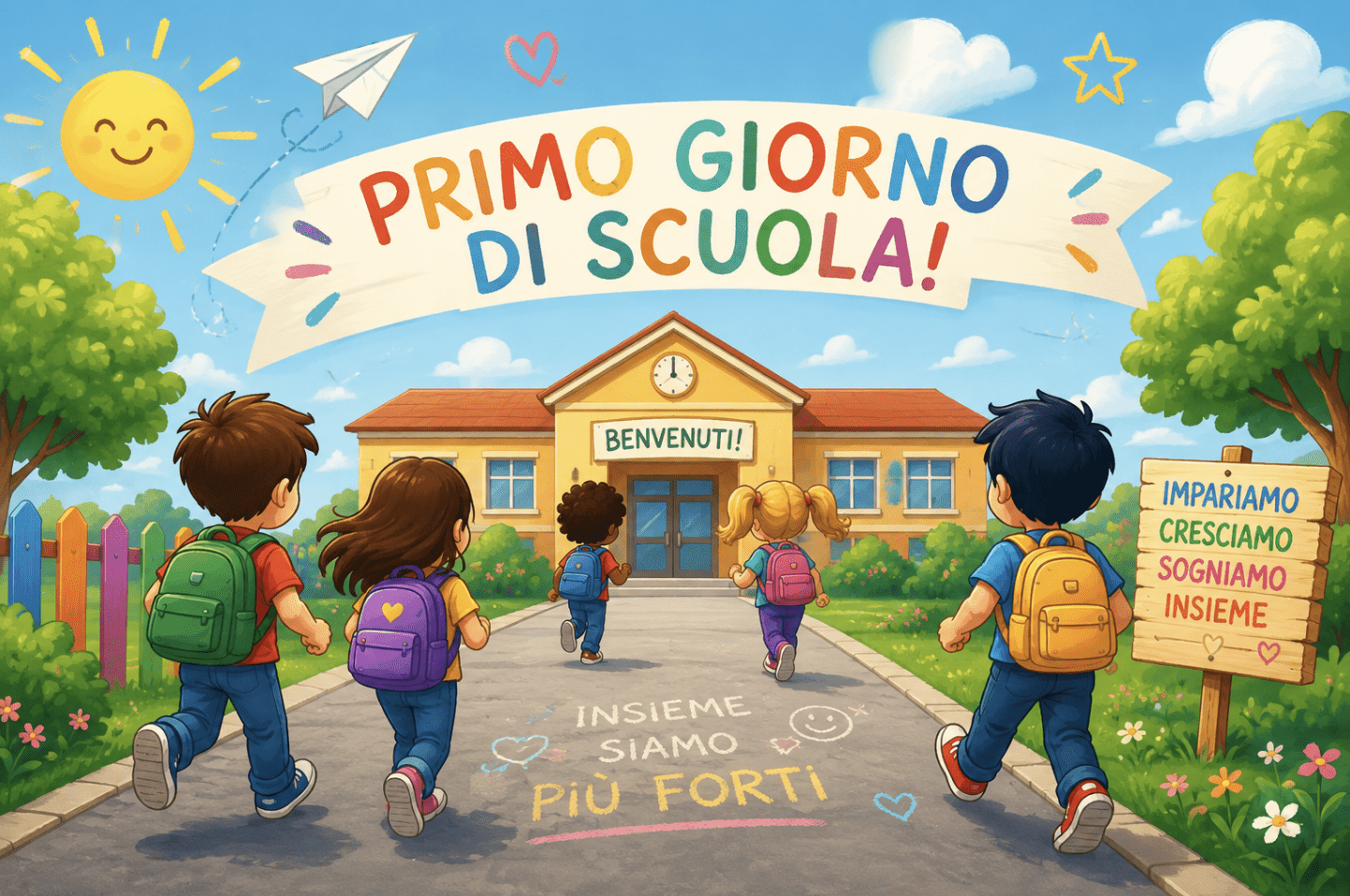 ORGANIZZAZIONE PRIMO GIORNO DI SCUOLA
